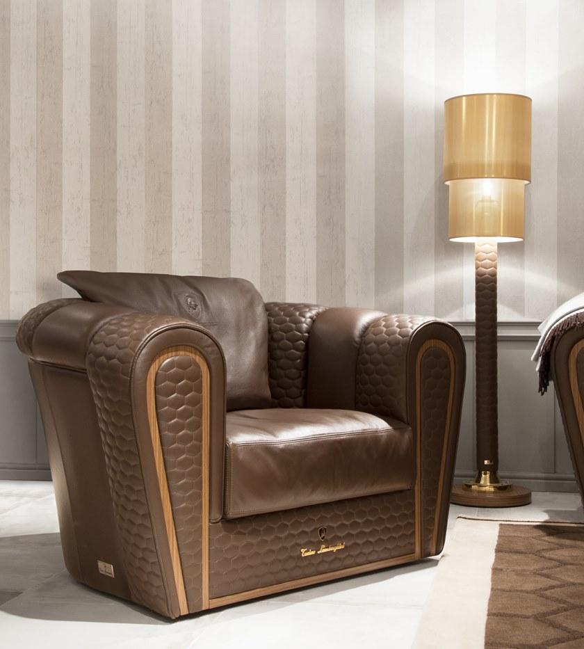 Tonino Lamborghini Casa Кожаное кресло Rita curve sun-id-1369730 - Вид №1