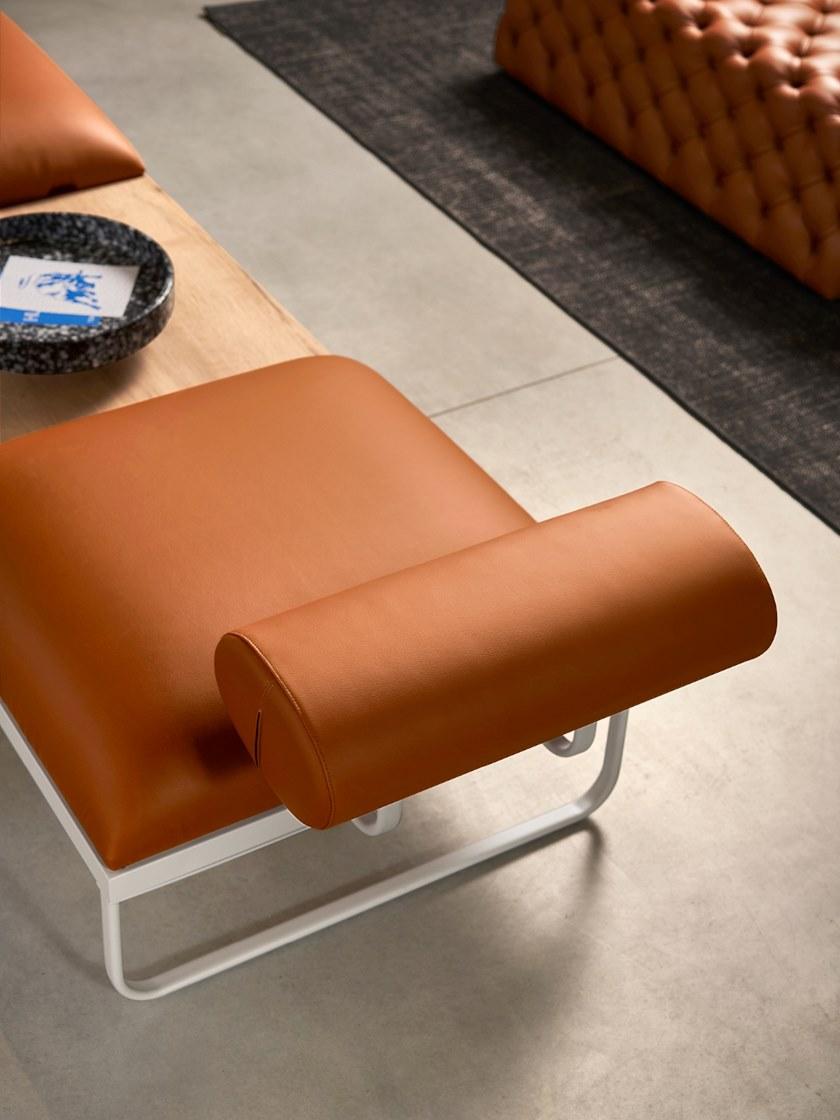 Quinti Sedute Секционный кожаный диван-санки Loft x sun-id-1485982 - Вид №7