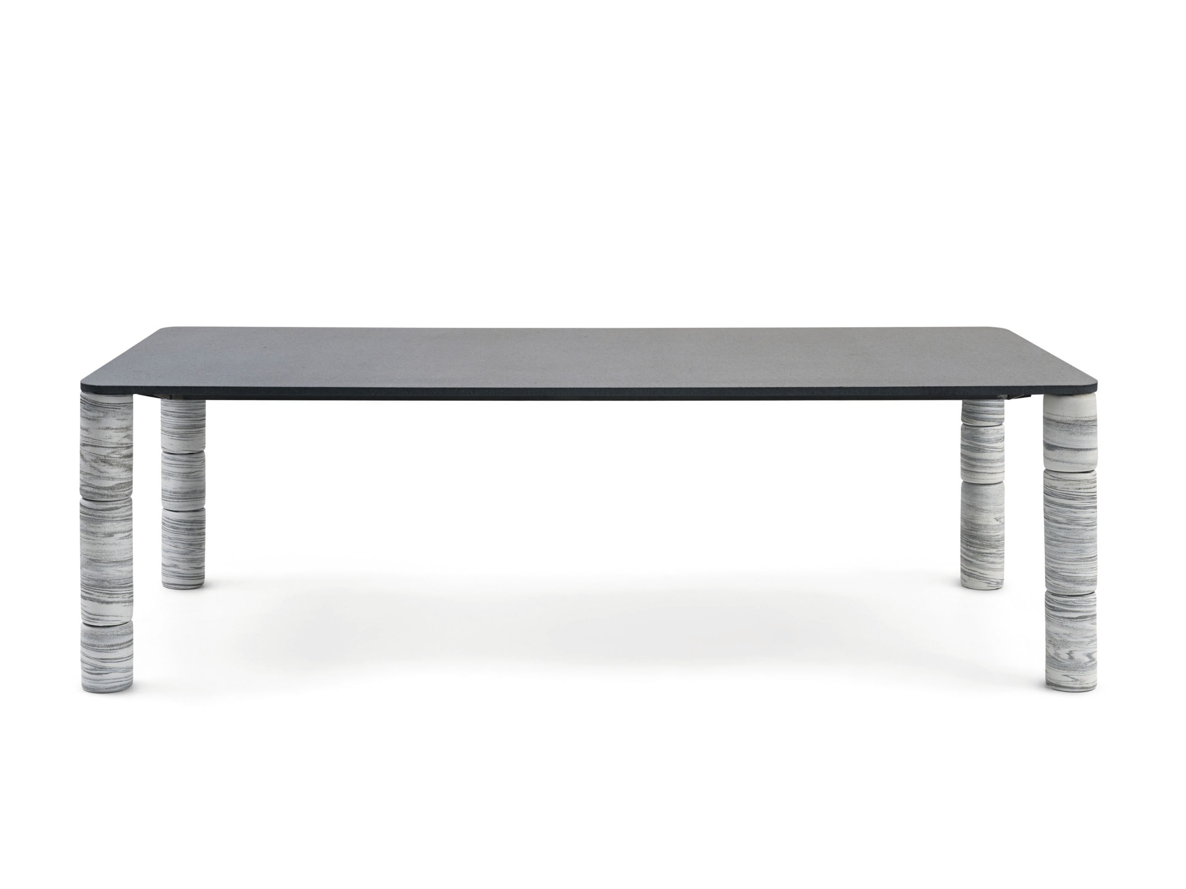 Прямоугольный стол из натурального камня Gervasoni кирпич ARCH-00033588