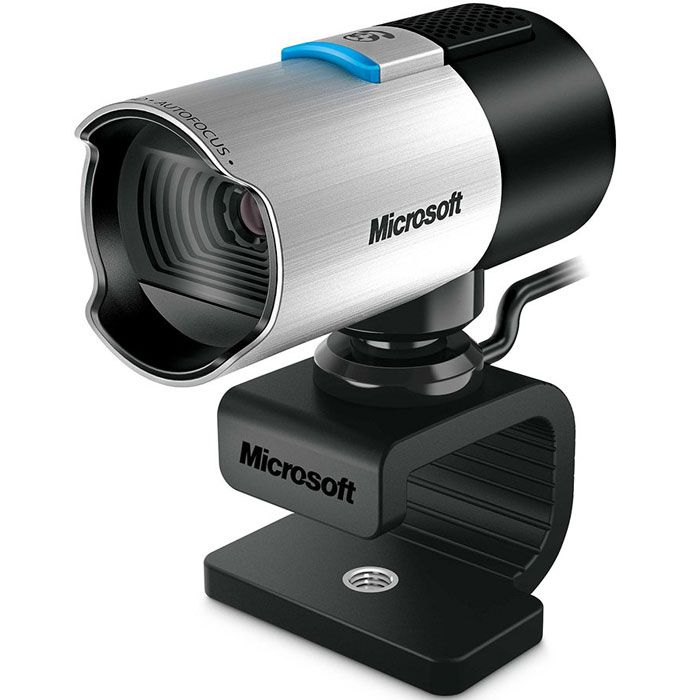Q2F-00018 webcam lifecam studio usb 2.0, full hd1080 p(1920*1080), 8mpix foto, автофокус, mic, black/silver Microsoft Santreyd 