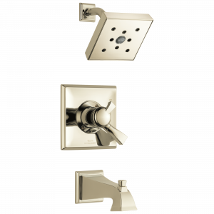 T17451-PNH2O Monitor® 17 Series H2Okinetic® для ванны и душа Delta Faucet Dryden Полированный никель