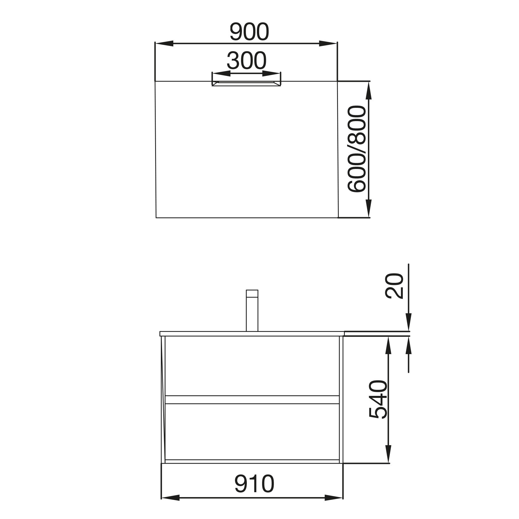 85069 SALGAR Комплект мебели для ванной NOJA 900 ETERNITY OAK + Раковина + Зеркало + Свет Робл Вечность - Вид №2
