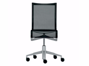 Регулируемое по высоте вращающееся офисное кресло с колесами