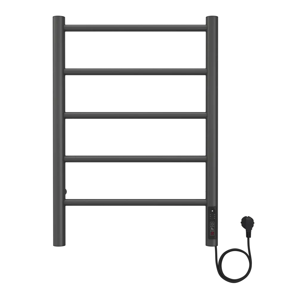 Электрический полотенцесушитель ВАРМО Ригель П5 400x600 мм 220 Вт графит 89435715 STLM-1571526
