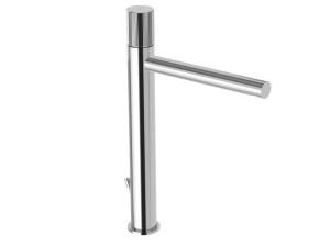 Высокий смеситель для раковины с автоматическим сливом