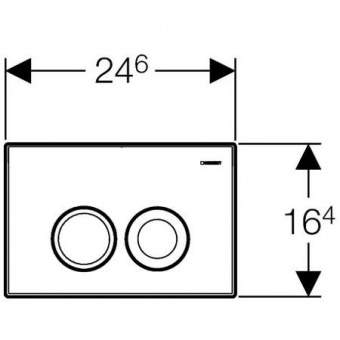 Инсталляция Geberit Duofix 458.103.00.1 UP100 для подвесного унитаза, H112, с клавишей Delta 21 (115.125.11.1 белый) Santreyd 458.103.00.1-115.125.11.1 - Вид №5