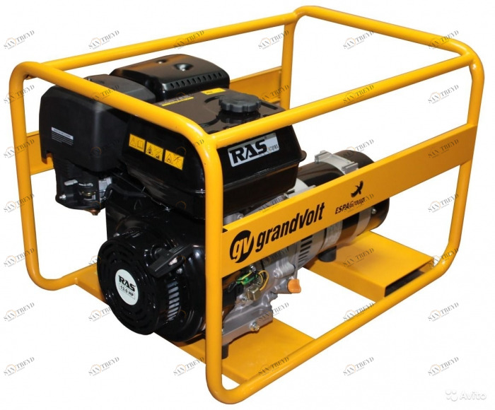 Бензиновый генератор Grandvolt GVI 6600 M 25L sun-id-1032685