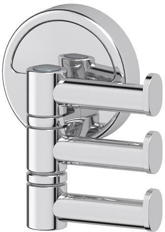 90299962 Крючок LUX 047 тройной цвет хром Luxia STLM-0174478 FBS