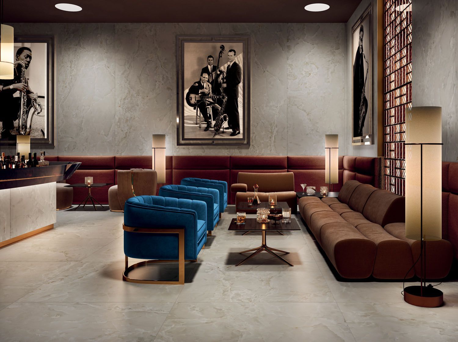 Керамогранит / напольное покрытие из ламинированного керамогранита с мраморным эффектом COTTO D'ESTE Starlight ARCH-00055203 - Вид №3