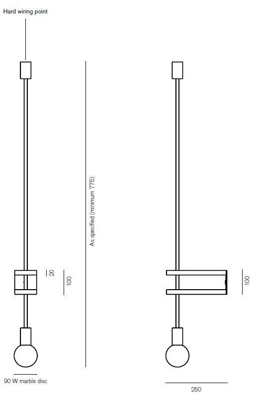 Volker Haug Studio Настенный светильник Discus sun-id-1480384 - Вид №3