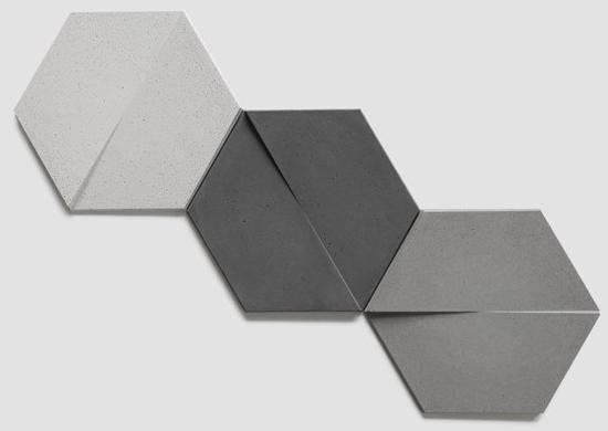 Bentu Design Плитка с трехмерной бетонной поверхностью  K1101101 /02 /03  - Вид №2