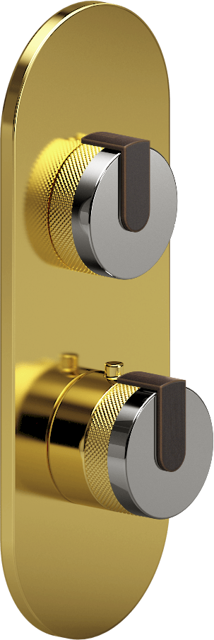 E-8026-R1PCE0-L1OB-AU-T Планка M-Series с 2 ручками - Внешняя часть GRAFF MOD+