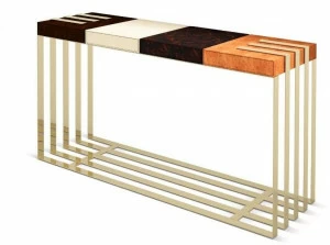 Malabar Консоль из латуни с ящиками Hollow