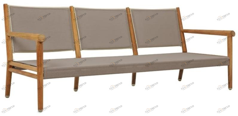 JANUS et Cie 3-местный садовый диван из тика Konos sun-id-1397246