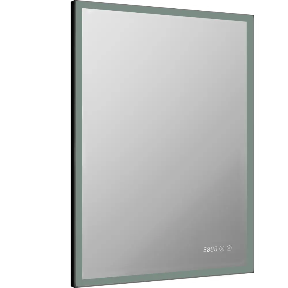 Зеркало Santreyd Stretto Black с LED-подсветкой и часами 60×80 см 82504945 Belt STLM-0028839 - Вид №5