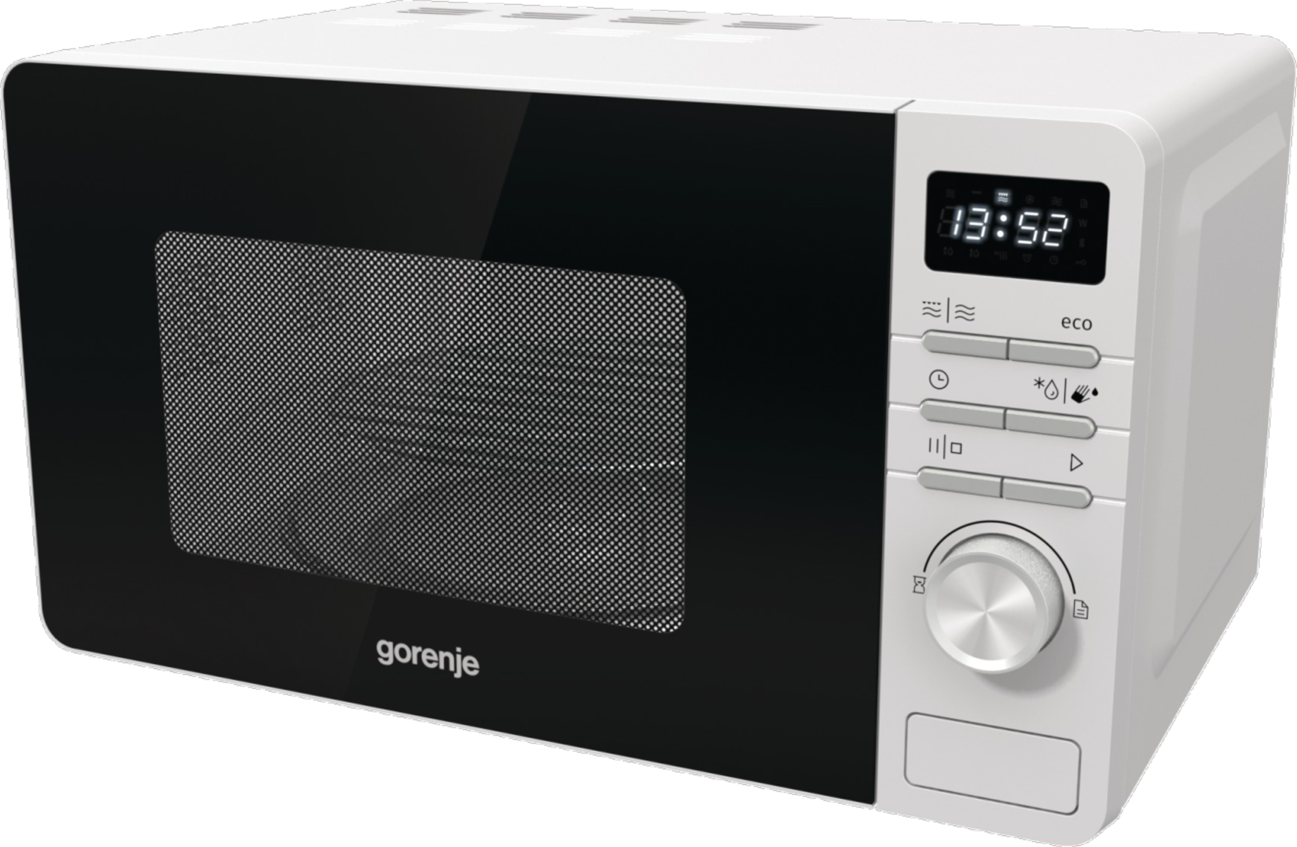 MO20A4W Свч печь / свч печь 20л. 800 вт, электронное управление, гриль (белый) Gorenje Santreyd  - Вид №2