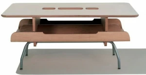Herman Miller Прямоугольный деревянный журнальный столик с вещевым ящиком