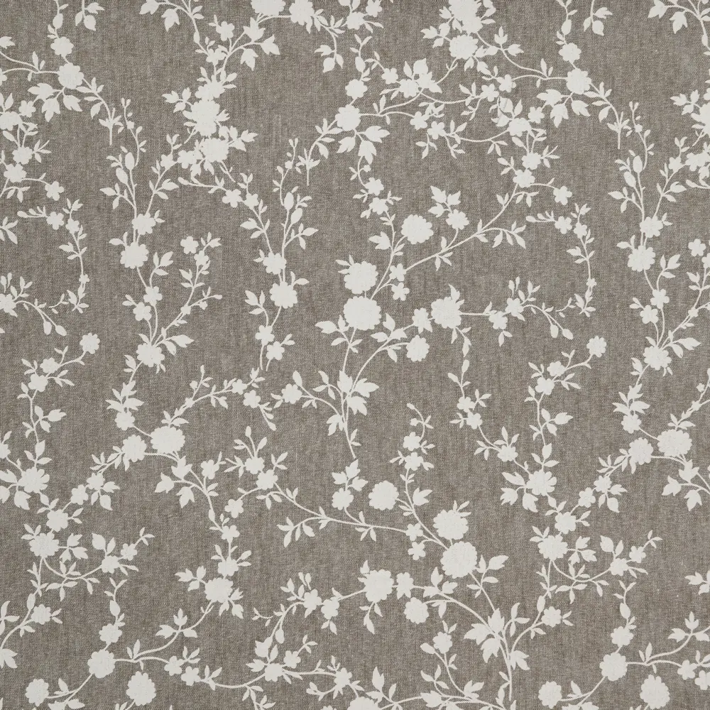 Штора на ленте Daily, 160x280 см, цветы, цвет серо-коричневый GARDEN STLM-2044251 - Вид №1