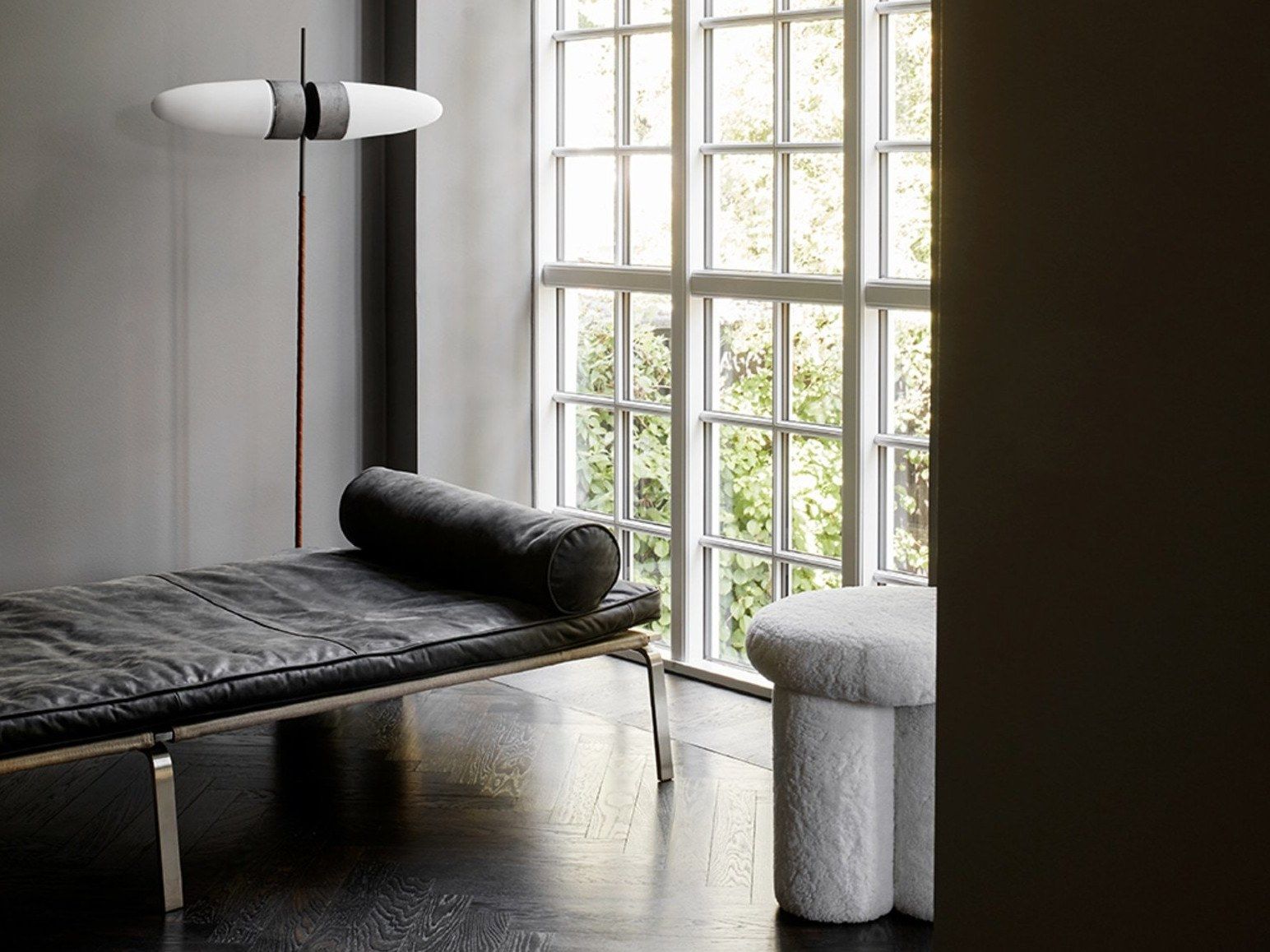 Торшер с мраморным основанием и стеклянным абажуром 101 Copenhagen Bull ARCH-00060357 - Вид №3