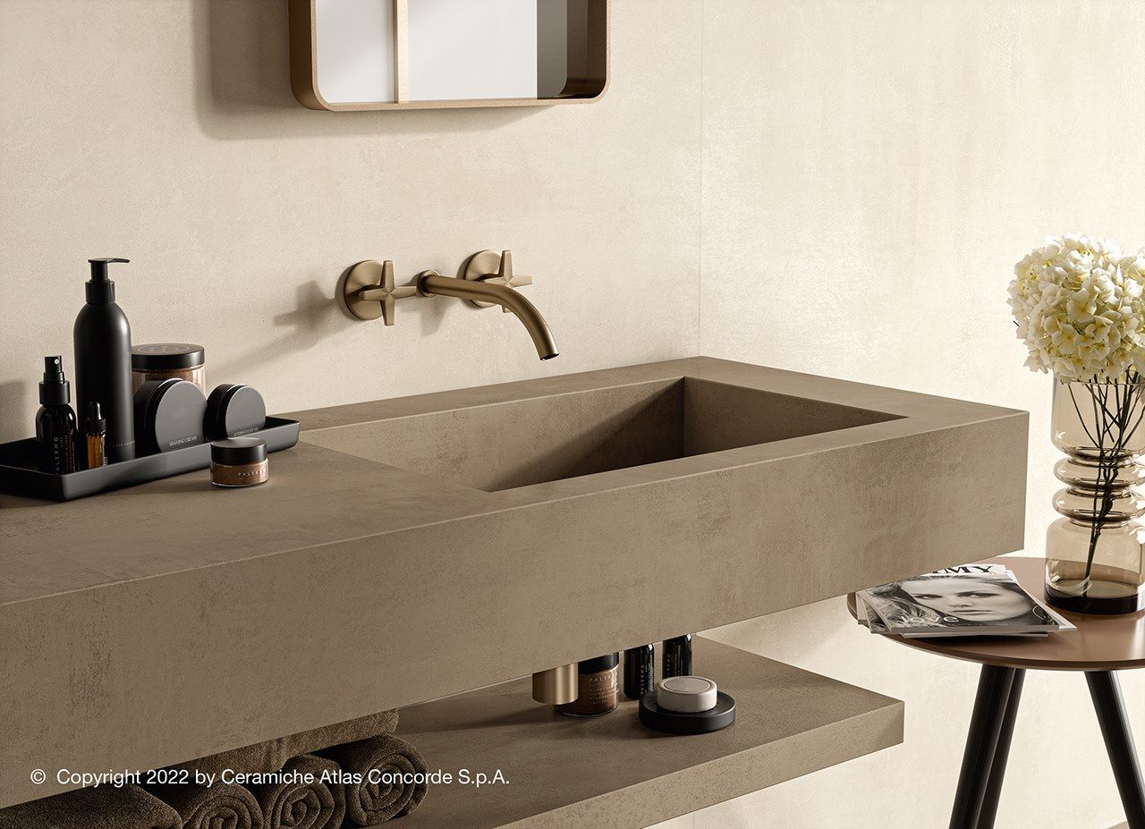 Одиночная подвесная раковина из керамогранита Atlas Concorde Habitat Contract ARCH-00070716 - Вид №3