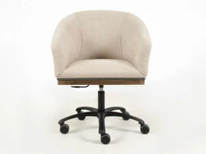 CREARTE COLLECTIONS Регулируемое по высоте офисное кресло из ткани с 5 спицами и подлокотниками  38