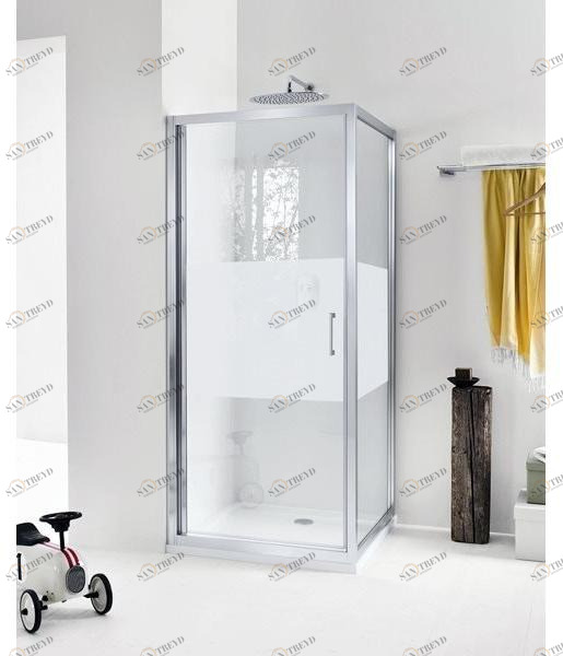 INDA® Угловая душевая кабина из стекла с распашной дверцей New claire sun-id-1378787