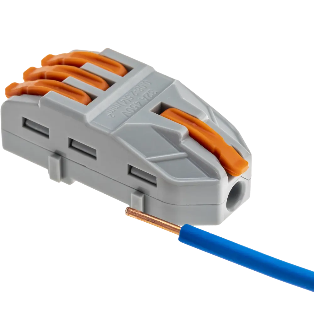 87887424 Клемма разветвительная Duwi 26665 4-проводная 4 мм 4 шт. STLM-1117901  - Вид №9