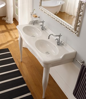 5303 Scarabeoceramica Умывальник 126x52 Castellana Santreyd