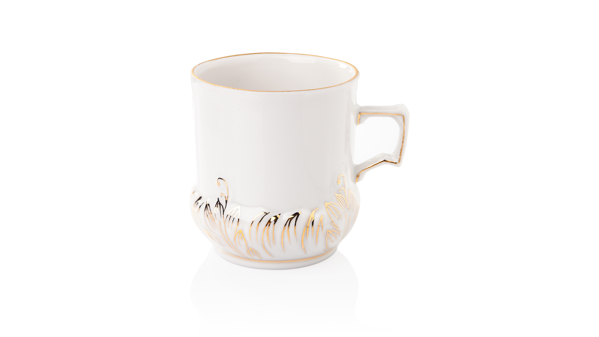 10617378 Мануфактуры Гарднеръ в Вербилках Чашка с блюдцем 100 № 1 "Сувенирная" Фарфор, Керамика  - Вид №1