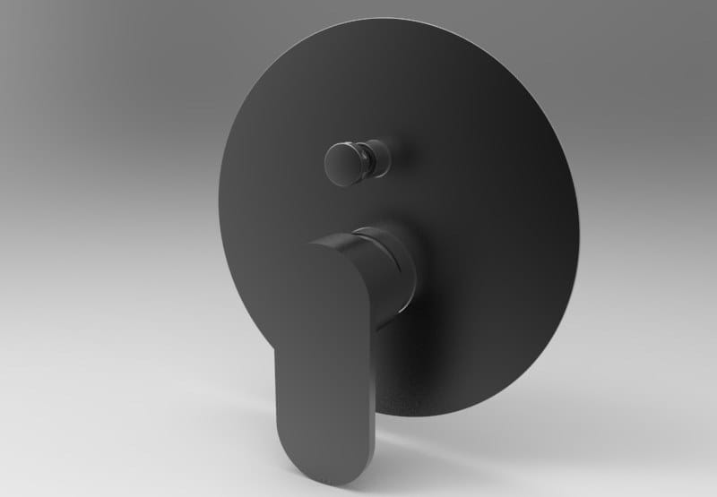 Встраиваемый однорычажный смеситель для душа с переключателем CARIMALI MySpring ARCH-00141924 - Вид №1