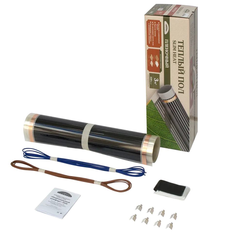 Инфракрасная пленка для теплого пола Теплолюкс Национальный комфорт 3 м², 660 Вт STLM-2197933 - Вид №2