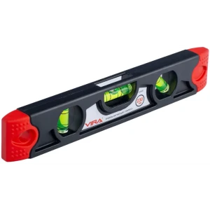 Магнитный уровень Vira T230 с тремя глазками для точных измерений 89395496