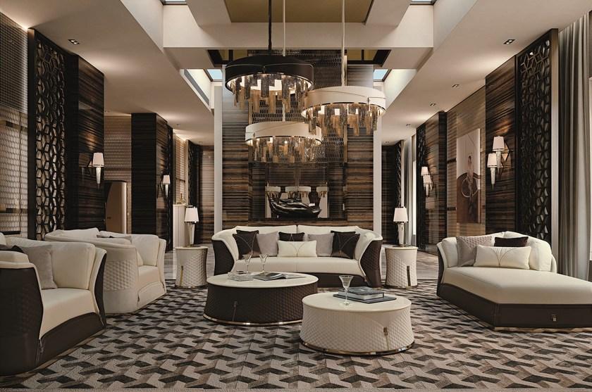 Turri Подвесной светильник из кожи Vogue sun-id-1400255 - Вид №1