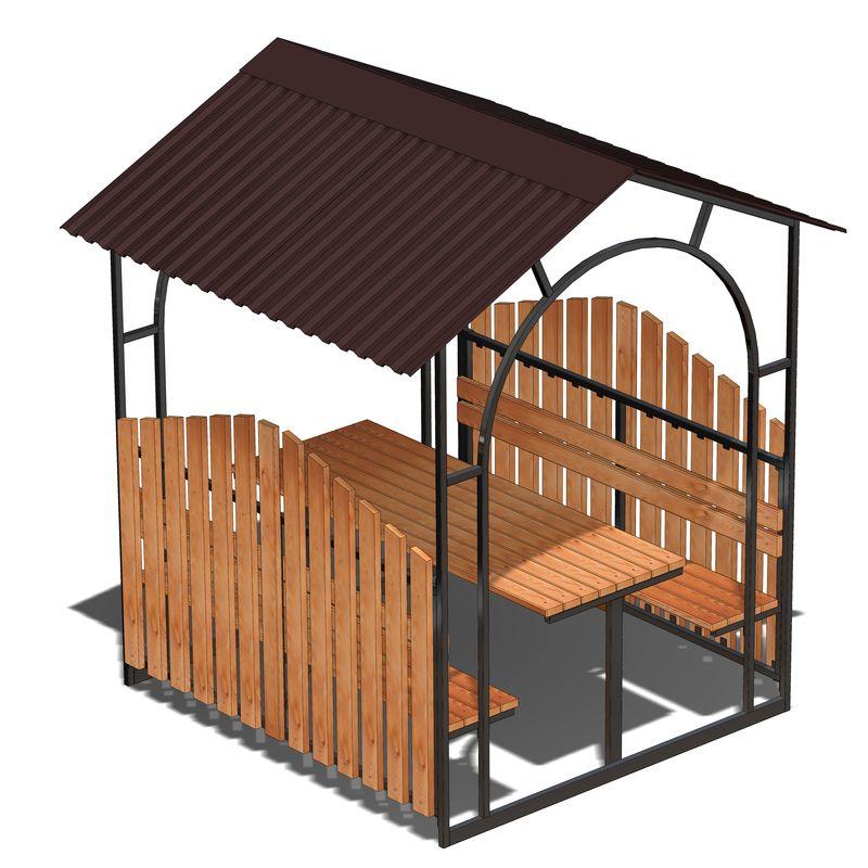 14177 ОХТА Cute 1, беседка парковая LAB.Space  - Вид №1