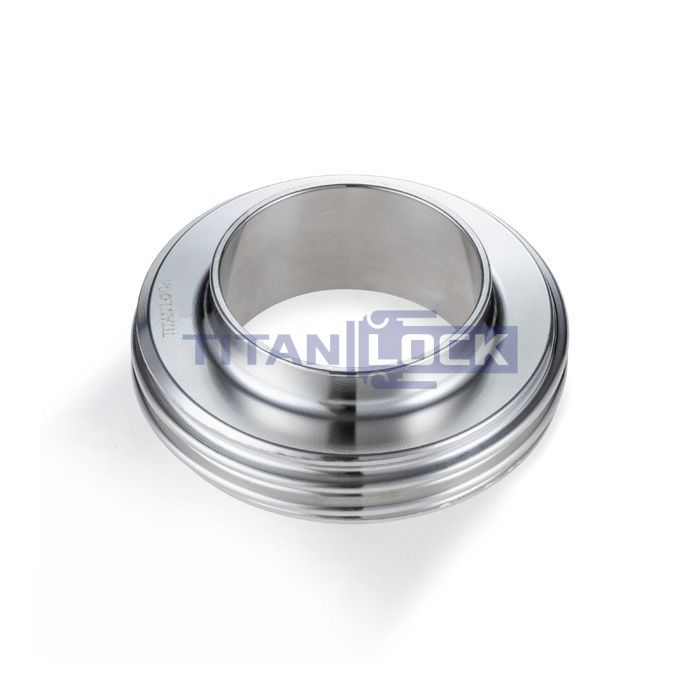 Резьбовой штуцер под приварку SMS 2 1/2", нерж. сталь 316, TL2.1/2THRWSS-S TITAN LOCK 