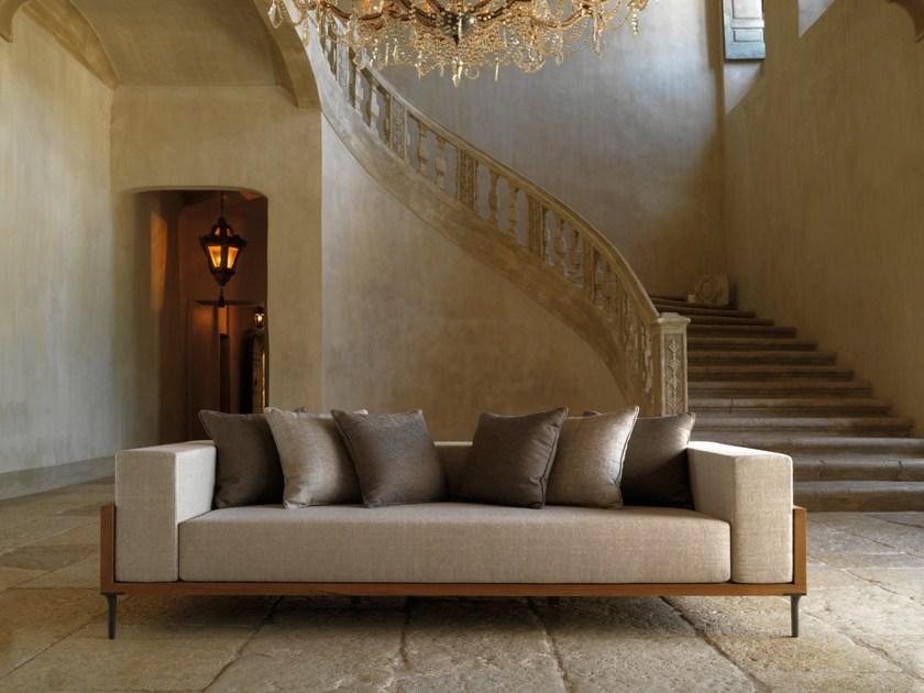 Talenti 3-х местный тканевый диван Cleo teak Clediv - Вид №2