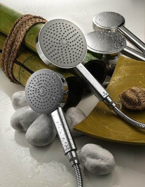 Bossini Дизайнерский хромированный ручной душ с фиксированной струей и системой защиты от накипи Dinamica sun-id-1369688 - Вид №1