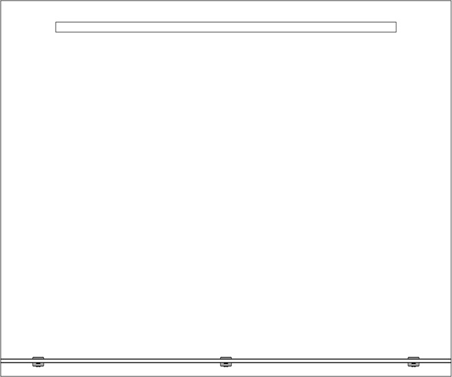 BY 2157 Зеркало с полочкой 90 cm со встроенным LED-светильником 6,5 W EVOFORM Ledline-S - Вид №1