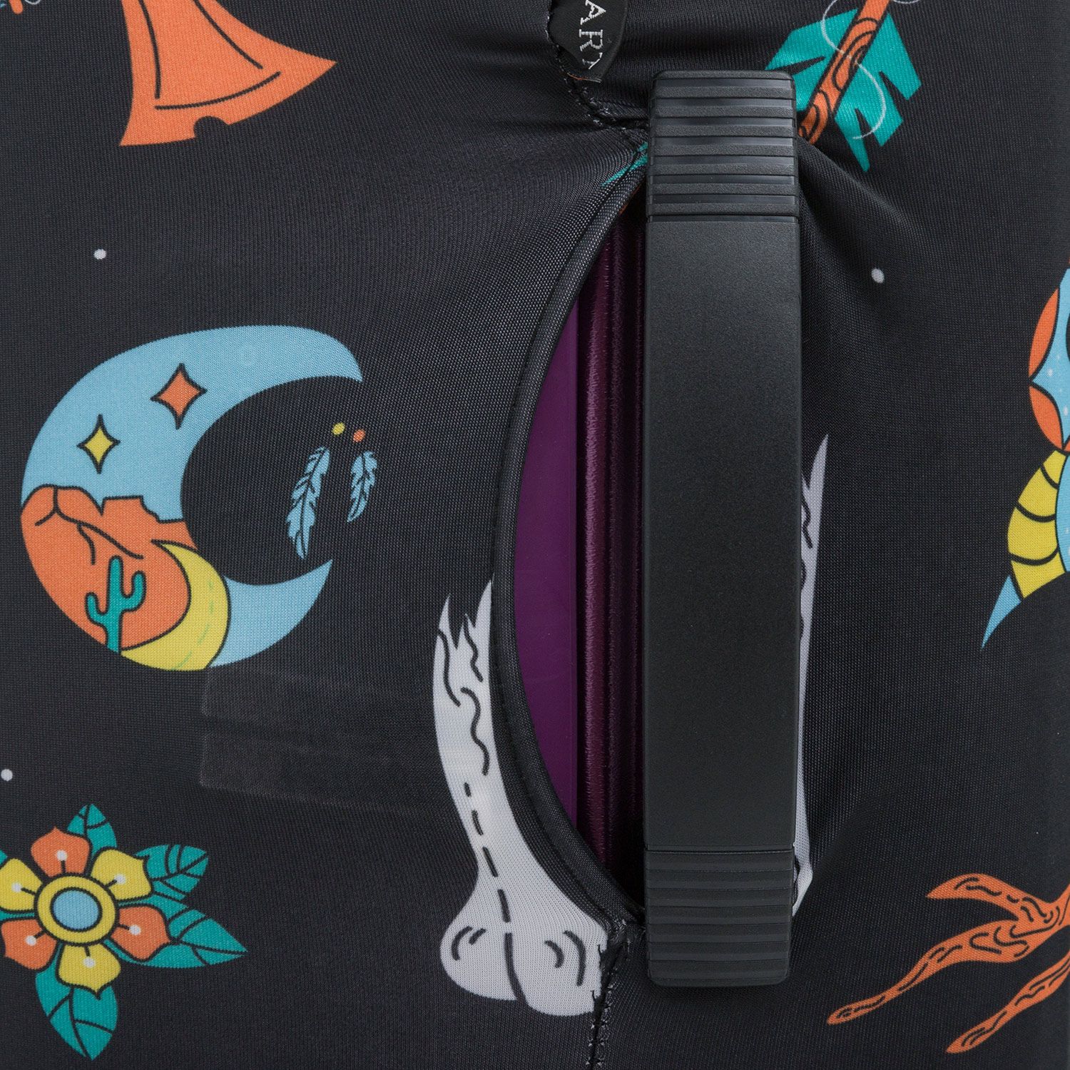 EBH681-S Чехол для чемодана малый Wild West Night Eberhart  - Вид №2