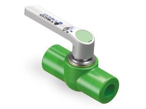 ПП-Р трубы прямой вариант топ вход шаровой кран