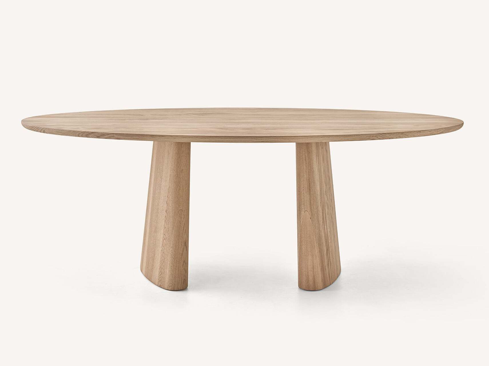 Овальный стол из массива дерева BassamFellows Bi-Ped ARCH-00149378 - Вид №3