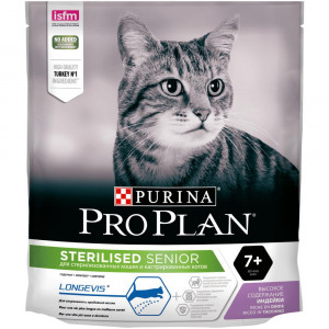 ПР0034047 Корм для кошек старше 7 лет, индейка сух. 400 г Pro Plan