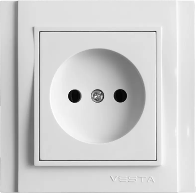 90632225 Розетка встраиваемая Vesta-electric Verona FRZ00020101BEL цвет белый STLM-0318412
