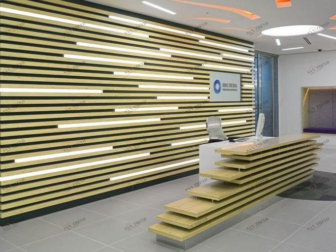 Plexwood Офисная стойка администратора из массива дерева sun-id-1435427