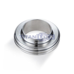 Резьбовой штуцер под приварку SMS 2 1/2", нерж. сталь 316, TL2.1/2THRWSS-S TITAN LOCK