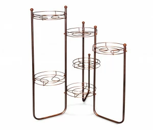 Подставка для цветов Kaskad 3 медь коричневая SHEFFILTON ПОДСТАВКИ ДЛЯ ЦВЕТОВ 014989 Медный