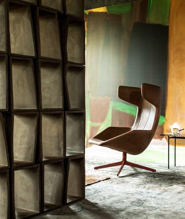 Moroso Кресло поворотное на 4-х спицах с высокой спинкой Take a line for a walk sun-id-1370506 - Вид №14