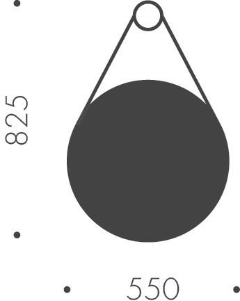 Heavens Круглое настенное зеркало Eden sun-id-1480179 - Вид №2