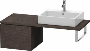 LC583207272 L-Cube Шкафчик для консоли Дуб брашированный, натуральный шпон