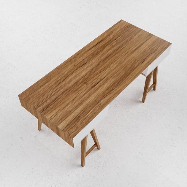 ODESD2 Прямоугольный стол из фанерованной древесины с ящиками T sun-id-1351437 - Вид №4